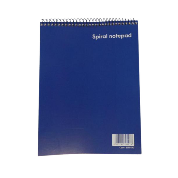 A5 Wirebound Shorthand Notebook Ruled 200 Pages 127 x 200mm Blue x10