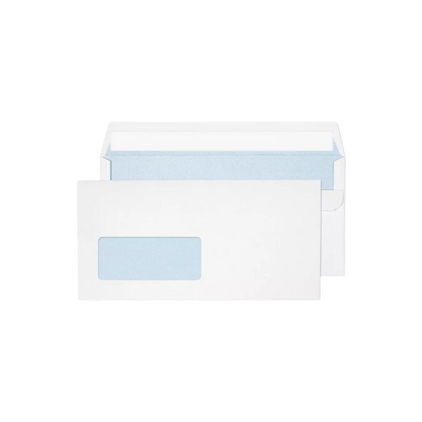 evour DL Wallet Windows Peel & Seal White Pocket, 110 x 220mm