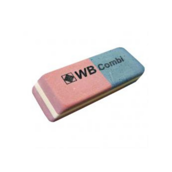 Combi Eraser Blue/Red Pack of 40